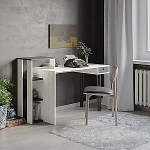 Masa de birou DECO Loyd Ancient White/Anthracite