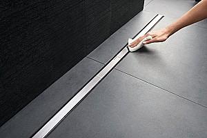 Rigola de dus GEBERIT CleanLine negru/inox (154.450.00.1)