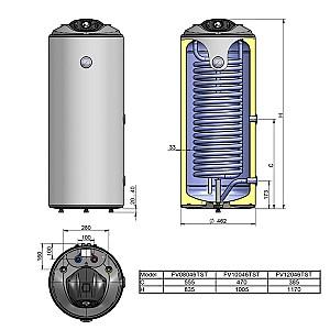 Boiler electric Eldom Atlas 200 L