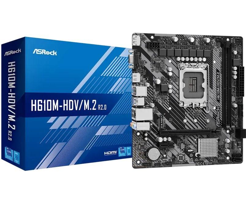 Placa de baza ASRock H610M-HDV/M.2 R2.0