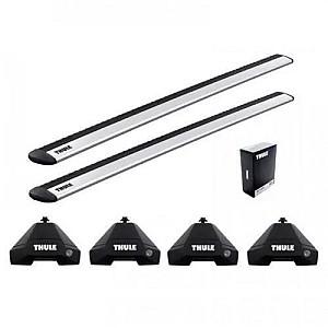 Bare transversale THULE WingBar+Evo Clamp 7105+kit 145xxx