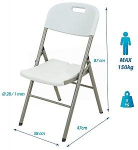 Scaun terasa Saska Garden 1039831 (Gray)
