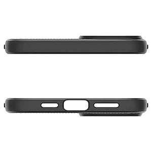 Husa pentru telefon Spigen iPhone 15 Plus Liquid Air Matte Black
