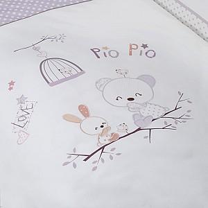 Lenjerie de pat Perina Pio Pio (PP7-01.2) Gri lăptos