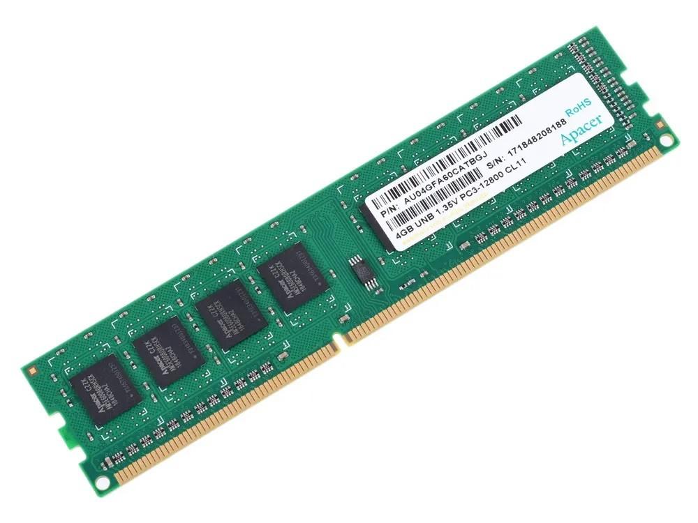 Memorie operativa RAM Apacer AU04GFA60CATBGJ 4GB DDR3-1600MHz