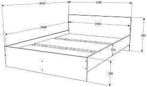 Pat Haaus Remi 140x200 (Sonoma Oak)