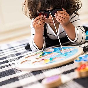 Jucarie interactiva Baby Einstein Submarine Adventure Puzzle