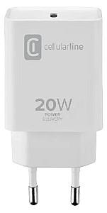 Incarcator telefon CellularLine USB-C Charger 20W (ACHIPHUSBCPD20WW)