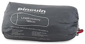 Sac de dormit Pinguin Liner Mummy 185 grey