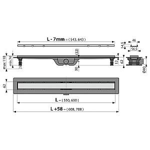 Rigola de dus Alcaplast APZ19-550