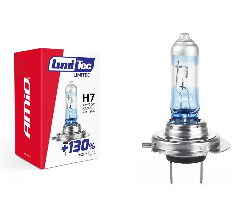 Lampa auto Amio H7 12V 55W LumiTec Limited +130% (02133)