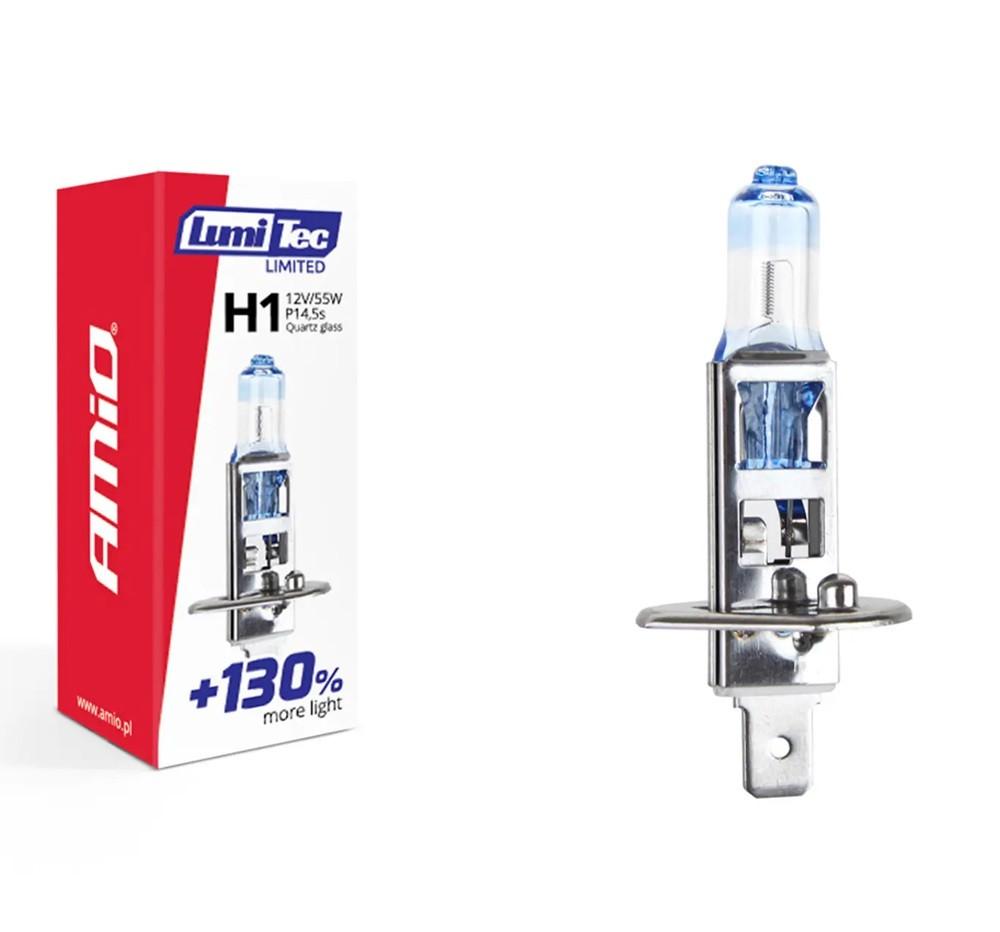 Lampa auto Amio H1 12V/55W LumiTec Limited +130% (02130)