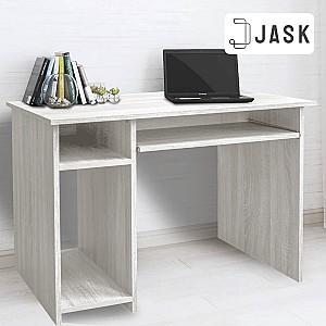 Masa de birou Jask Practic 100 Stejar Kraft Alb
