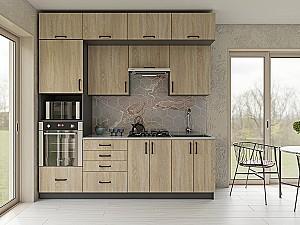 Set mobila bucatarie Confort-NV Modest 2.4 m Stejar Sonoma(Bej)