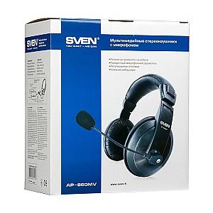 Casti SVEN AP-860MV Black with Microphone