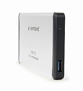 Hard disk extern Gembird External case for 2.5 SATA HDD Silver (EE2-U3S-2-S)