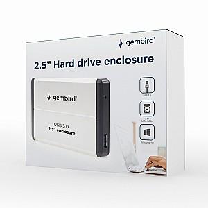Hard disk extern Gembird External case for 2.5 SATA HDD Silver (EE2-U3S-2-S)