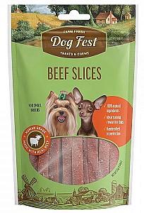 Snackuri pentru caini Dog Fest Beef slices 55g
