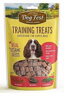 Snackuri pentru caini Dog Fest Training treats Veal & Sesame seeds 90g