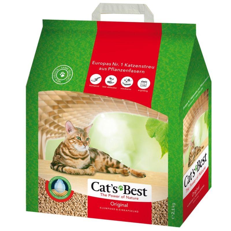 Asternut pentru litiere Cat's Best ORIGINAL 5L 2.1kg
