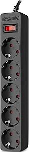 Prelungitor SVEN SF-05E 5m Black