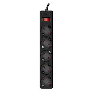 Prelungitor SVEN SF-05E 5m Black