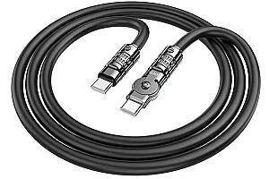 USB сablu HOCO 118 Triumph USB-C to USB-C Black