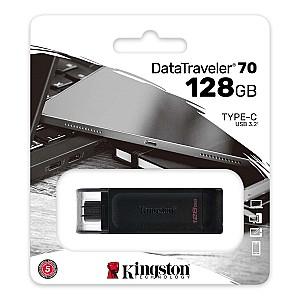 Stick memorie usb Kingston 128GB DataTraveler 70 Black