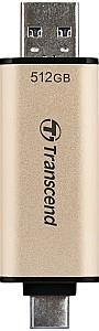Stick memorie usb Transcend 512GB JetFlash 930C Gold