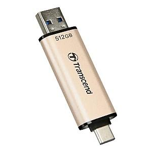 Stick memorie usb Transcend 512GB JetFlash 930C Gold
