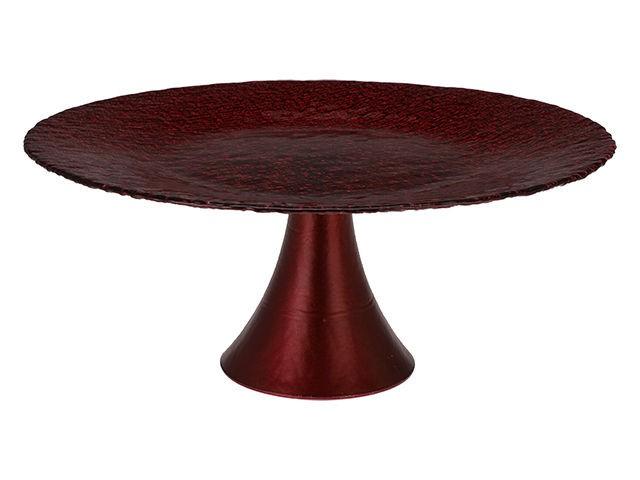 Platou pentru torturi Embossed Drops D28cm