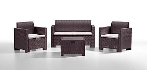 Set mobila de gradina BICA Nebraska 2 Brown