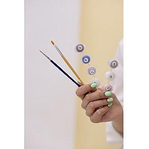 Tablou pe numere BrushMe Malul mării în culorile nopții BS66007