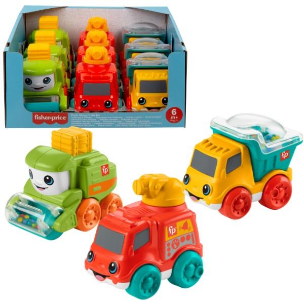 Jucarie de impins si tras Fisher  price Transport, 3 modele HRP 27