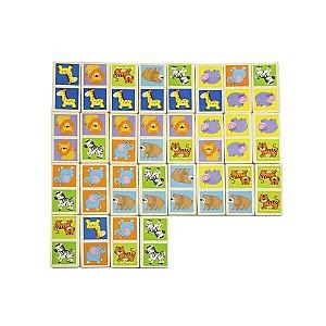 Joc de masa VIGA Domino Animale sălbatice 51307