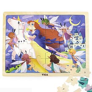 Puzzle VIGA Zburând pe unicorn 44647
