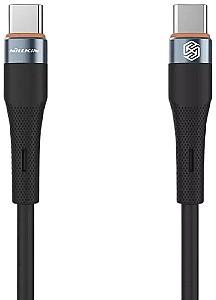 USB сablu Nillkin Type-C to Type-C Cable Black (6902048265066)