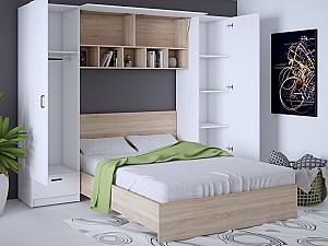Set dormitor Marcel Prod Teo White/Sonoma Oak, Modern