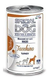 Hrana umeda pentru caini Special Dog EXCELLENCE CHUNKIES MAXI ADULT TURKEY 1275gr