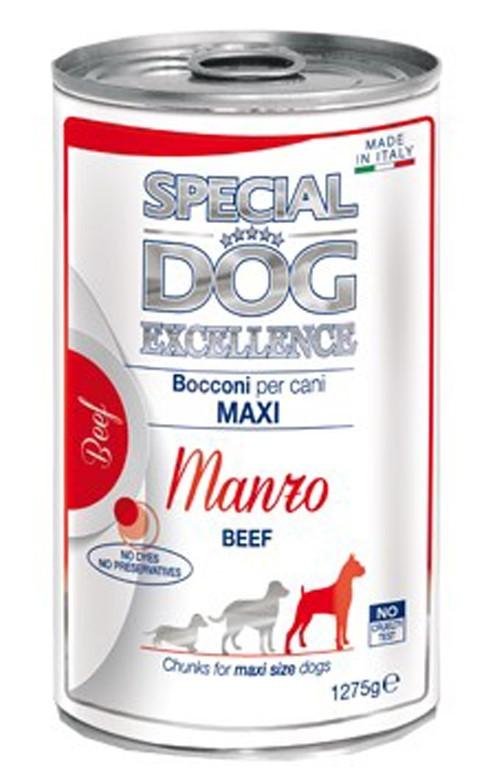 Hrana umeda pentru caini Special Dog EXCELLENCE CHUNKIES MAXI ADULT BEEF 1275gr