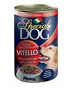 Hrana umeda pentru caini Special Dog Can Chunks with veal 1275gr