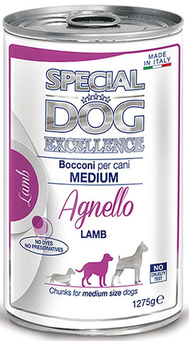 Hrana umeda pentru caini Special Dog EXCELLENCE CHUNKIES MEDIUM ADULT LAMB 1275gr
