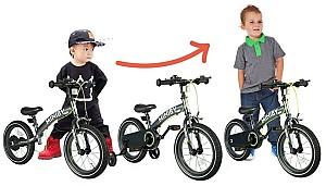Bicicleta copii QPlay Miniby 3in1 14 Grey