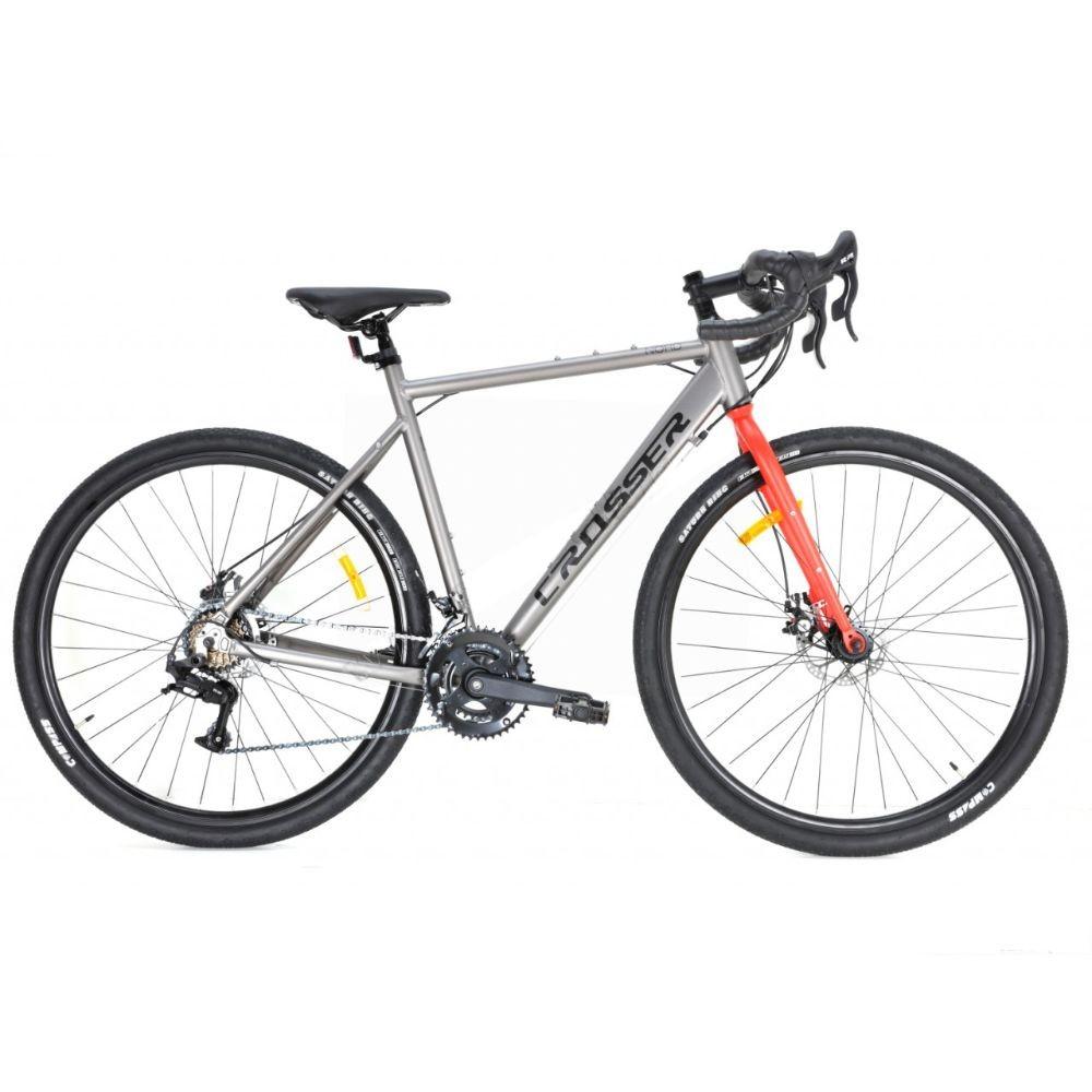 Bicicleta de cursa Crosser NORD 14S 700C 500-14S Gray/Red