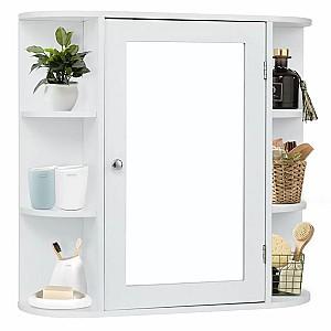 Dulap de baie Costway JV10446WH Alb