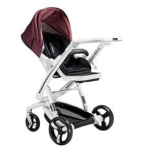 Carucior de plimbare Bebumi Space White ECO (Gabardine Pink)