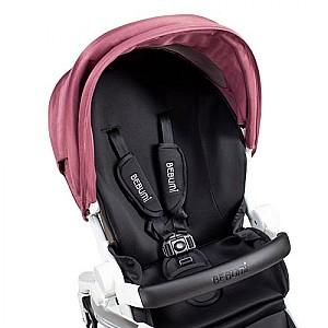 Carucior de plimbare Bebumi Space White ECO (Gabardine Pink)