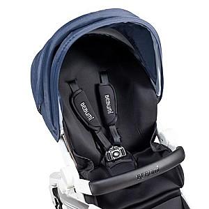 Carucior 2 in 1 Bebumi Space Silver Navy Blue