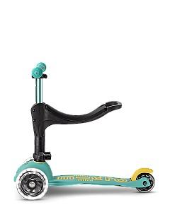 Trotineta Micro Mini 3in1 Deluxe ECO LED Mint