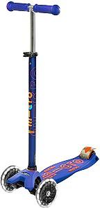 Trotineta Micro Maxi Deluxe LED Blue